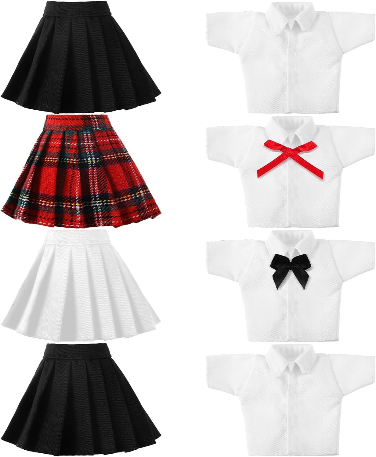 Bencailor 8 Pieces Doll Clothes