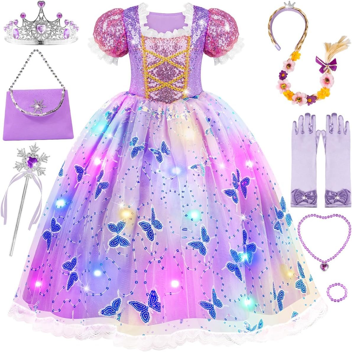 Meland Princess Dresses for Girls