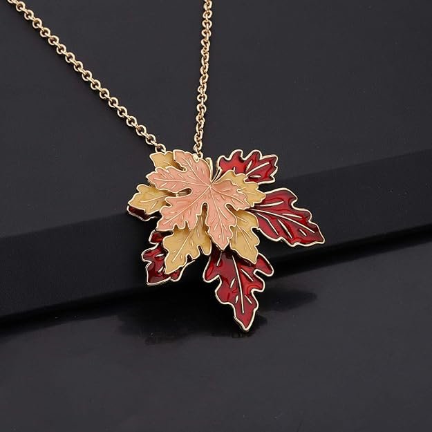 Fabulous-Tri-Color-Leaf-Necklace
