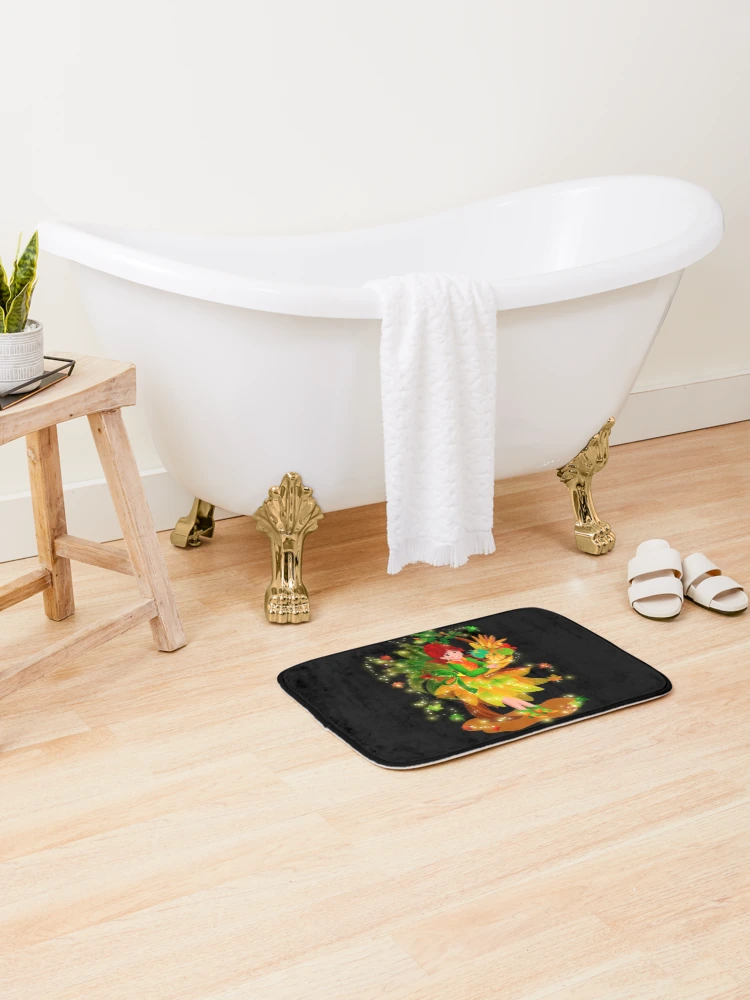 Faylin the Fall and Thanksgiving Fairy With Cornucopia Bath Mat3